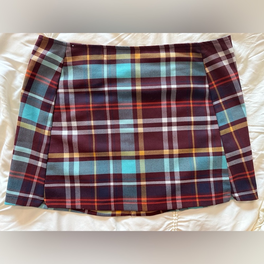 Urban Outfitters Plaid Mini Skirt